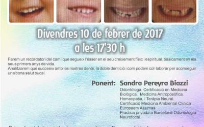 Les nostres dents al primer septenni. Xerrada 10 de Febrer a les 17:30