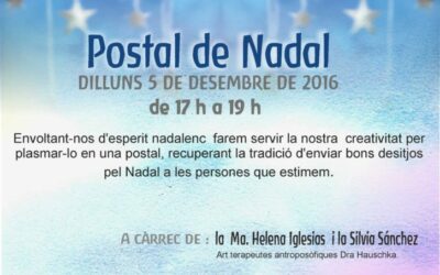Taller de Postals de Nadal : 5 de Desembre de 2016
