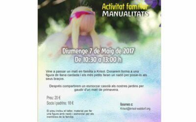 Activitat en familia: Manualitats. Diumenge 7 de Maig de 2017