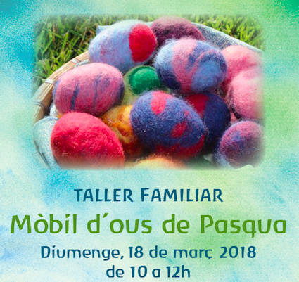 Taller mòbil d’ous de Pàsqua. Diumenge 18 de març de 2018