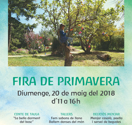 Fira de Primavera. Diumenge 20 de maig de 2018