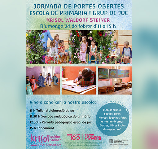 Jornada de portes obertes, el dia 24 de febrer, d’11 a 15 h.