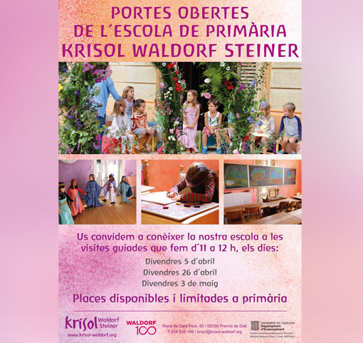 Portes obertes de l´escola de primària Krisol Waldorf Steiner