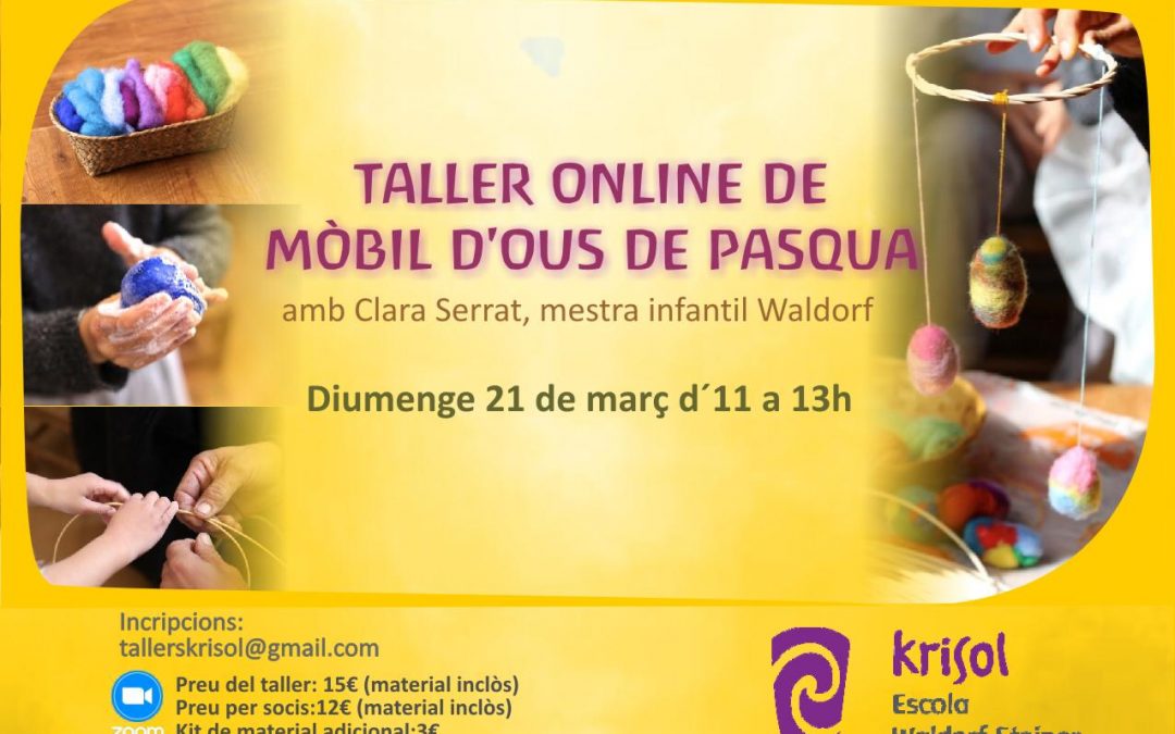 Taller online de mòbil d’ous de pascua