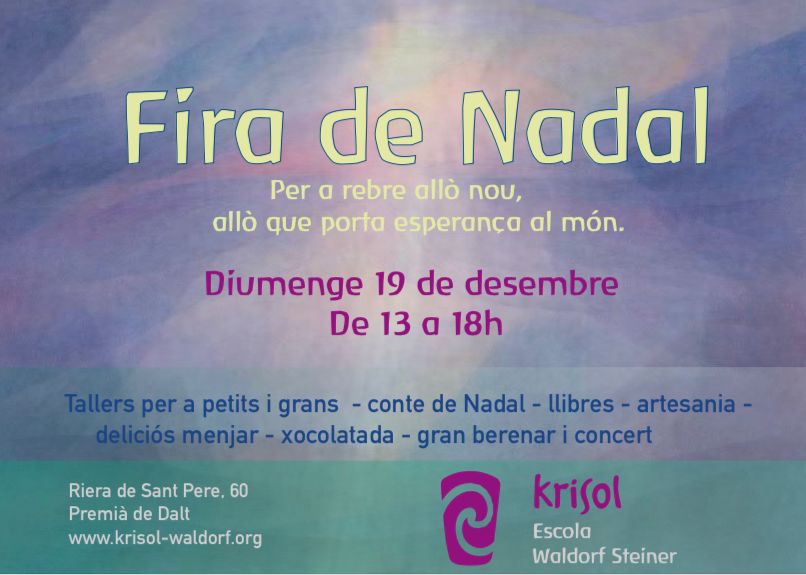 Fira de Nadal – Krisol diumenge 19 2021