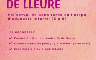 Busquem monitor/a de lleure